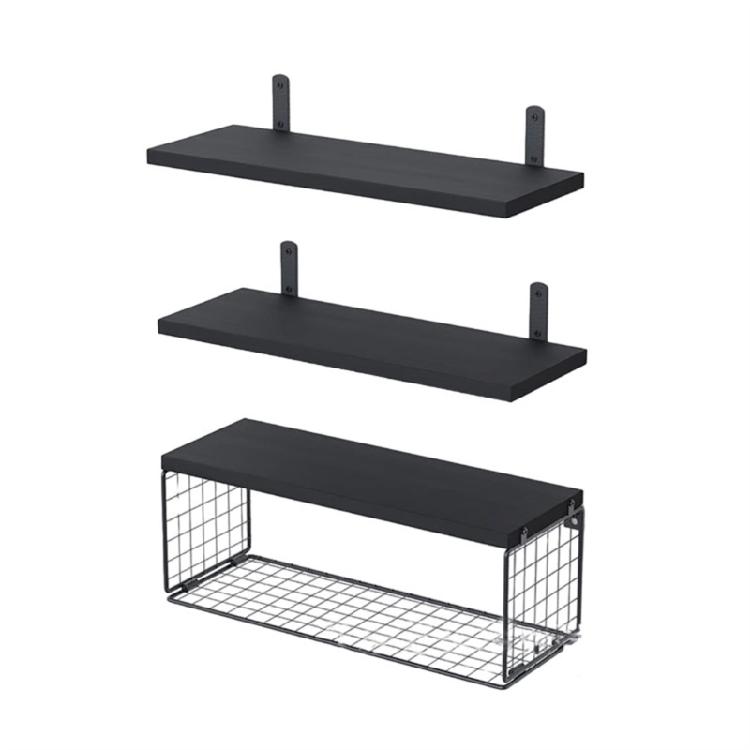 Stylish Bathroom Storage Shelf Wood Floating Storage Solution Portable Wall Mounted Over Toilet for Daily Use