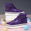 Men's shoes autumn 2025 new breathable campus high-top board shoes trendy versatile non-slip thick-soled sports and leisure trendy shoes