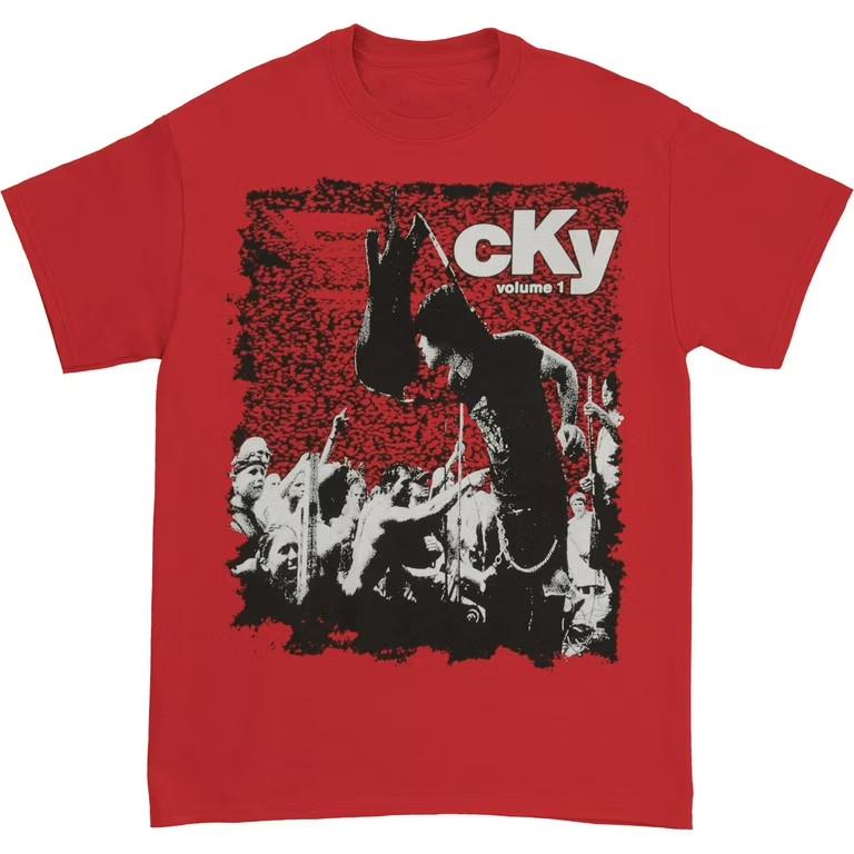 Vtg CKY Band Volume 1 Heavy Cotton Red All Size Unisex Shirt TU192 XXXXL