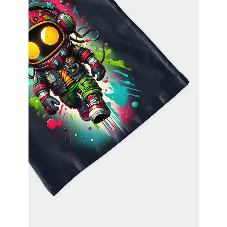 3D Digital Print Kids Stylish Truck Cartoon Animal Pattern T-Shirt Boys Short Sleeve Crew Neck Casual T-shirts