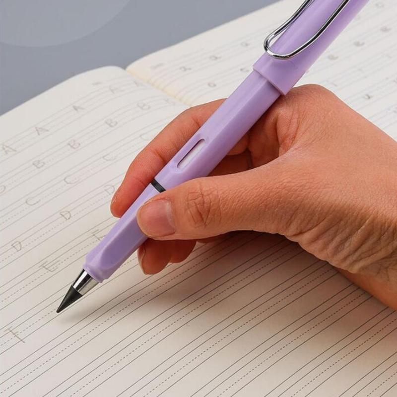Portable Erasable Inkless Pencil Refillable Inkless Pencil Unique Screw Interface Design Detachable Pen Nib for Children