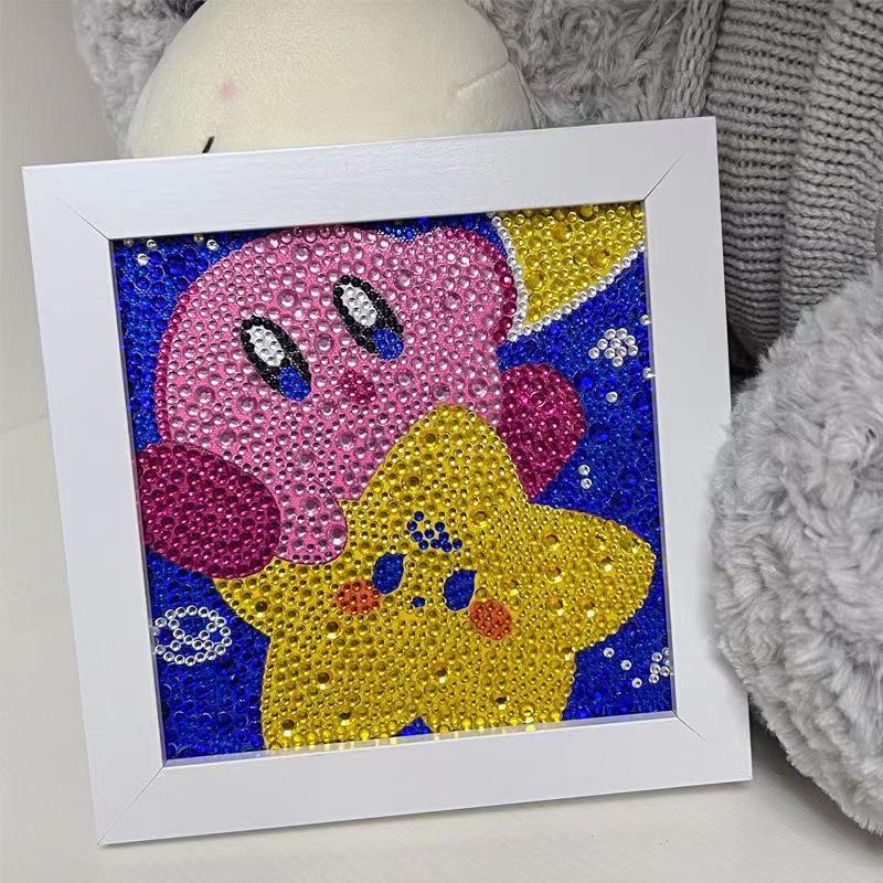Kids Full Drill 5D Diamond Painting Kit, Cartoon Animal Handmade Diy Diamond Paste Decor Art