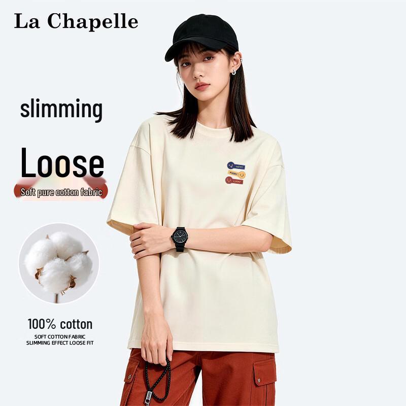

La Chapelle Unisex Cotton Crewneck T-Shirt L