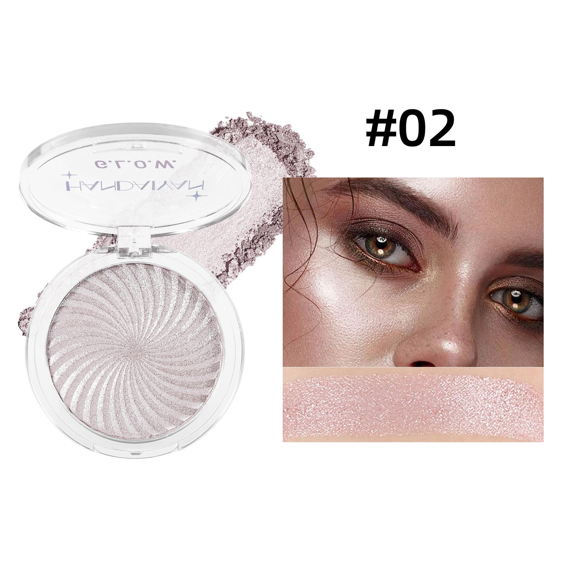 

High Disc Fine Glitter Baking Powder Sexy 6-color Glitter Eye Shadows Conturing and Brightening All In One Plate 02#