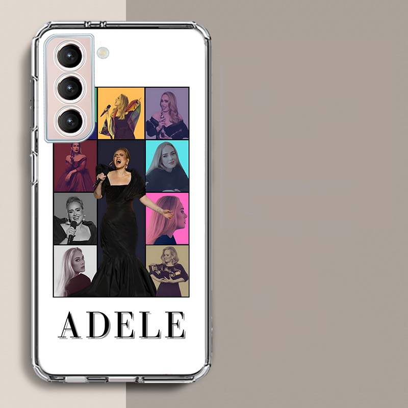 Singer A-Adele Phone Case For Samsung A16 A26 A36 A56 A17 A15 A25 A35 A55 A14 A24 A34 A54 A04S A05S Galaxy Note 20 10 9 8 A9 A8