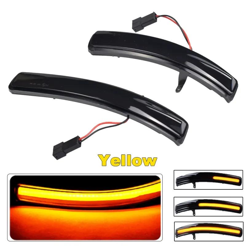 2PCS LED Dynamic Turn Signal Light For Ford Explorer 2011- LHD Side Rearview Mirror Indicator Blinker Lamp Car Accessories