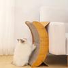 Moon Shape Wear-resistant, Non-dissipative Corrugated Cardboard Cat Scratch Board, Cat Nest, Cat Sofa, Multi-function Cat Toys