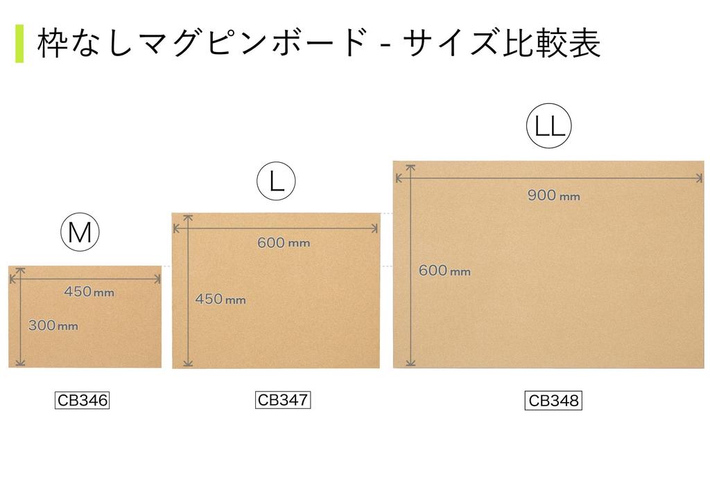 Asmix Asuka Frameless Magpin Cork Board, LL, CB348
