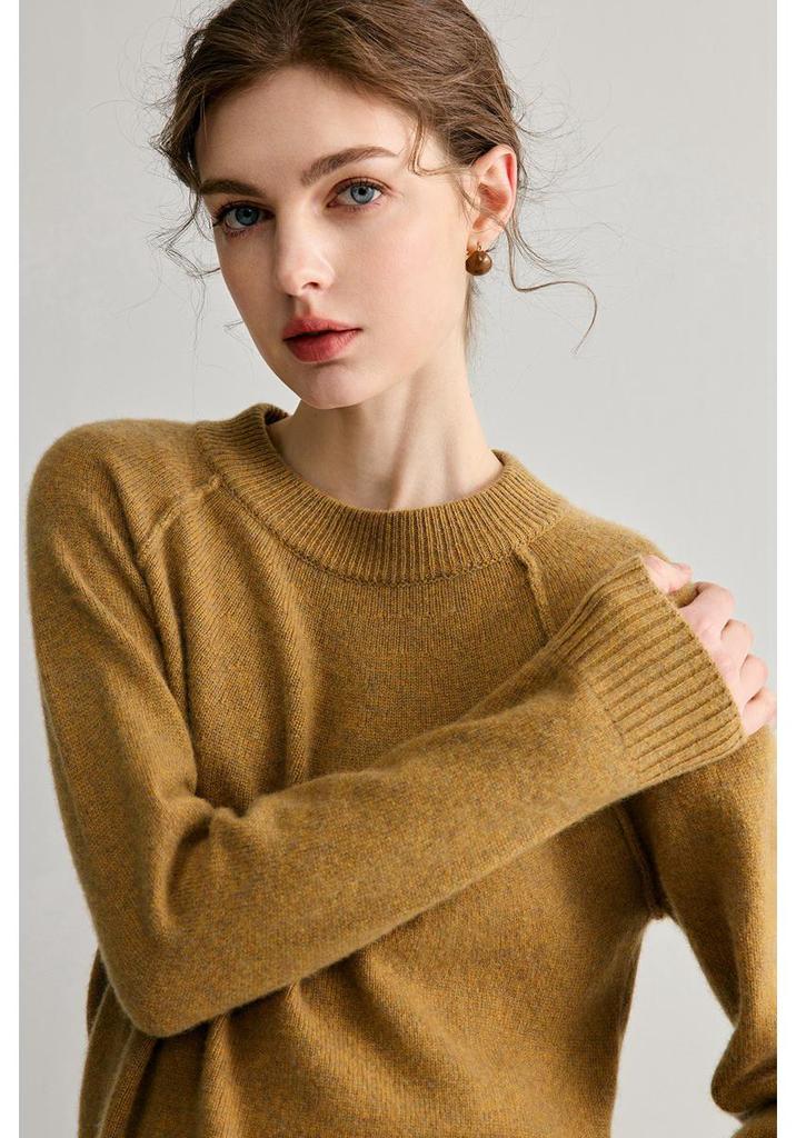 Women's Loose Fit 100% Pure Cashmere Sweater - Thick, Soft & Warm for Autumn/Winter