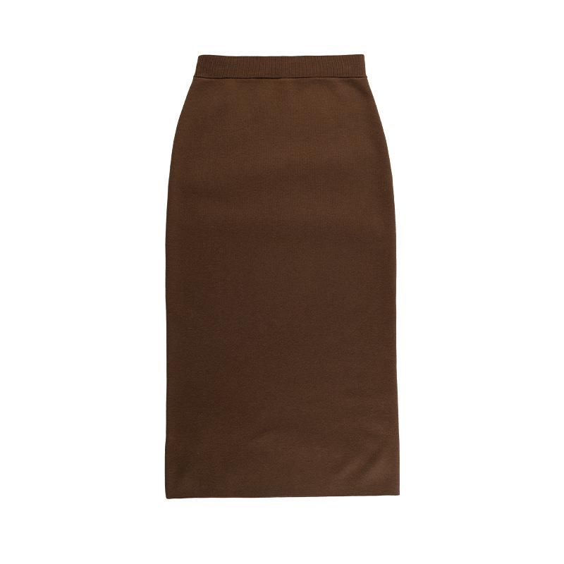 Merino Wool Knit Base Layer Cardigan & Long Skirt Set - Winter 2025 Women s Collection S