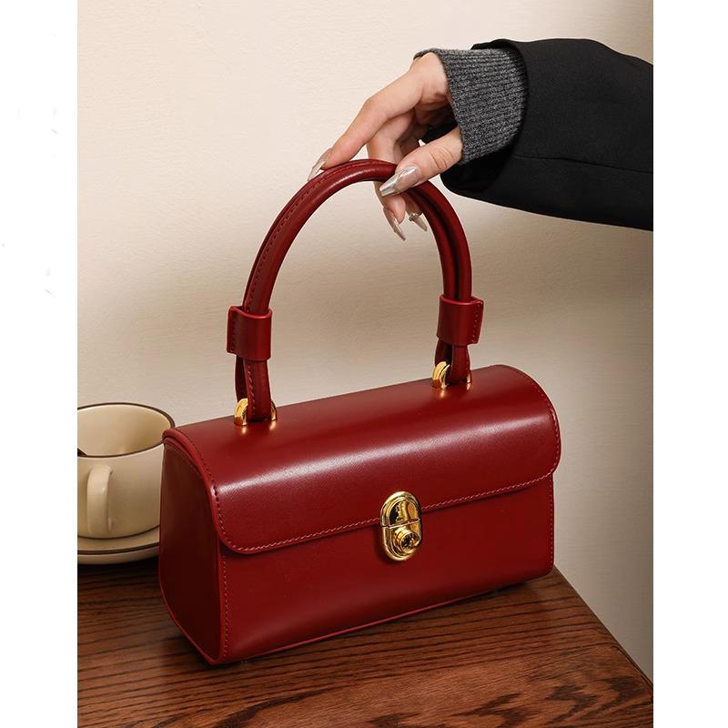 Luxury Bridal Red Wedding Bag High Quality Largr Capacity Handbag Korean Temperament Elegant Women's Versatile Shoulder Bags