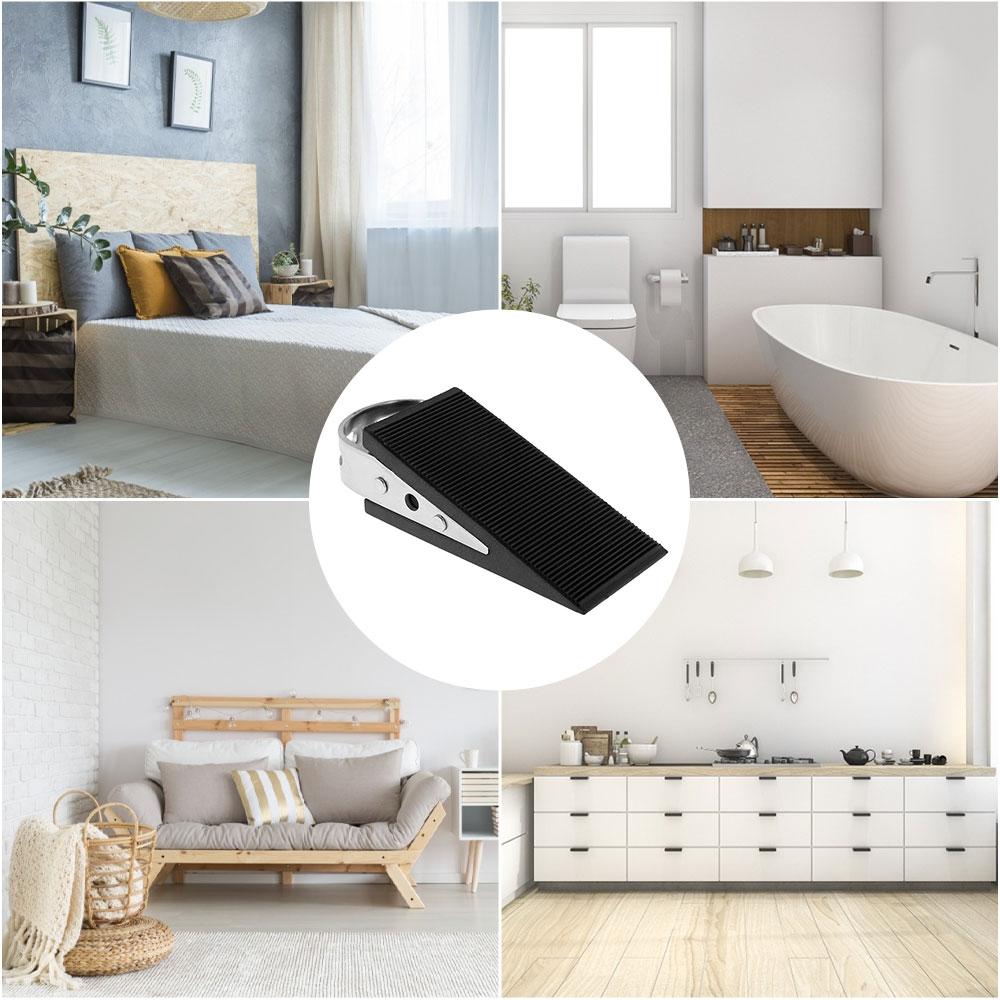 Opritor de ușă din oțel inoxidabil Bloc de absorbție a șocurilor reutilizabil Opritoare de ușă anti-alunecare Opritor anti-coliziune pentru ușă