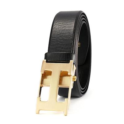 Men's Genuine Leather Automatic Buckle Belt