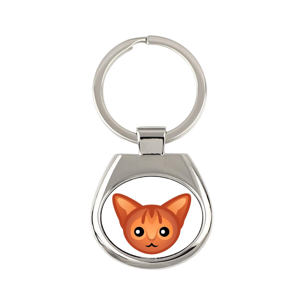 Abyssinian - Keychain Keychain for Keys by Art-Dog Brand