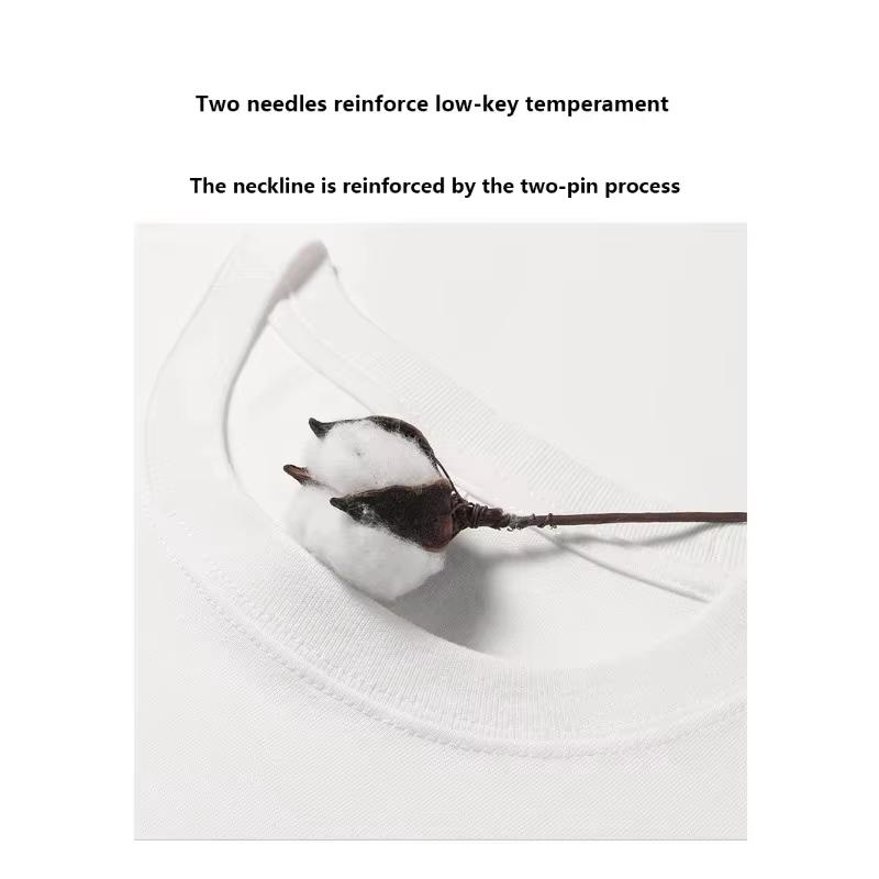 2025 Fashion Trend New Rapper Travis Short Sleeve European and American Hip Hop Rock Couple Simple Loose Cotton Printed T-shirt