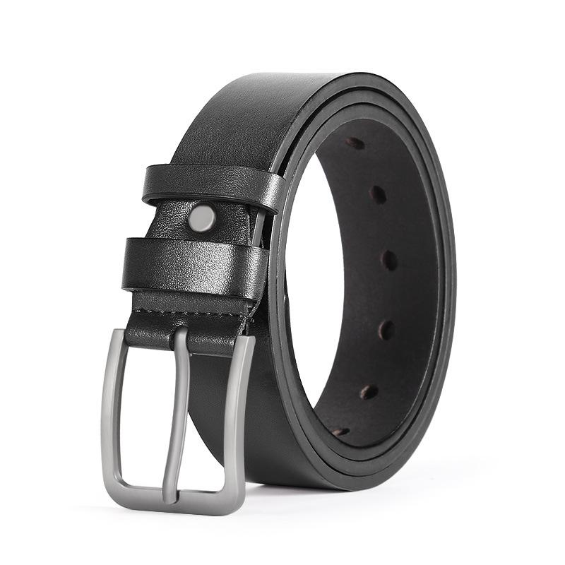 Men's Alloy Pin Buckle PU Leather Casual Jeans Belt