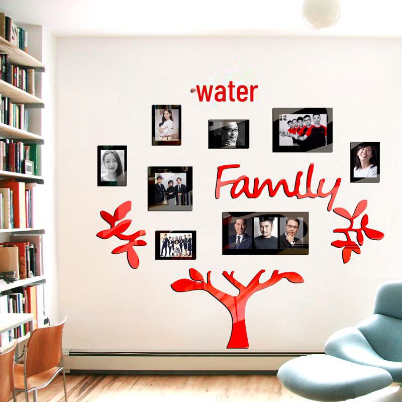 Acrylic Tree 3D Wall Stickers: Creative Decoration for Living Room, Bedroom, Office, or Sofa Area.