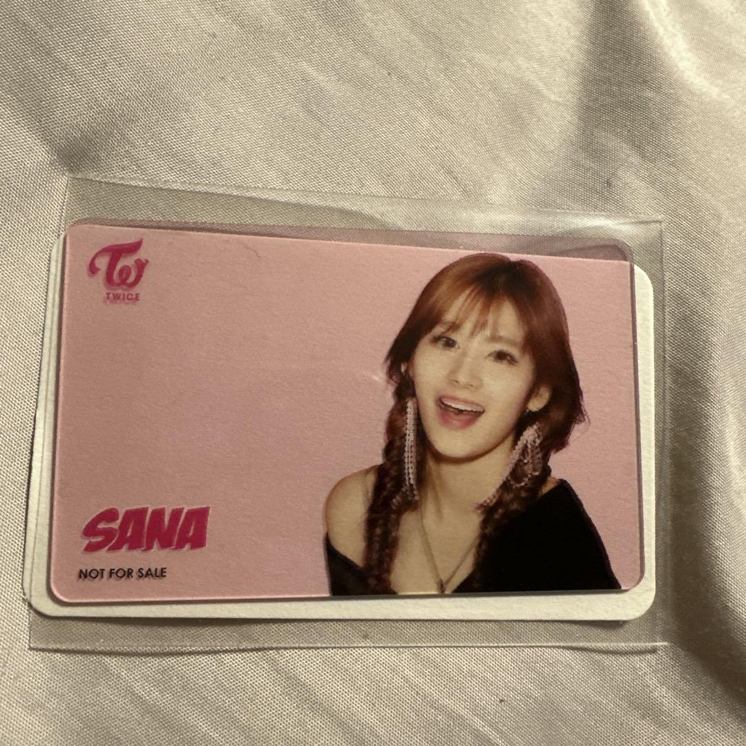 

[USED] Twice Sana Clear Trading Card One More Time