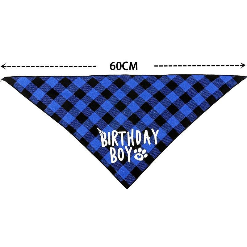 Pet Birthday Set Saliva Towel Triangle Towel Hat Pet Party Decoration Supplies Modeling Outdoor Creativity
