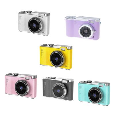 Digital Camera for Kids 4K Camera 64MP Point and Shoot Digital Camera for Pictures Small Vintage Camera Gift for Teens