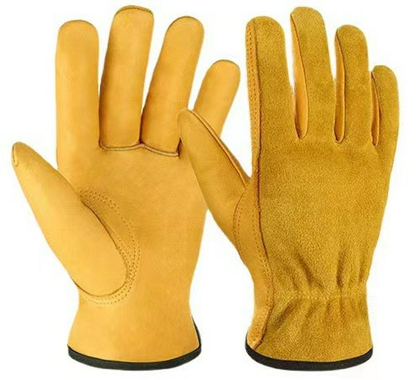 Grade BC Cowhide Motorcycle and Riding Gloves - Outdoor Sports, Electric Vehicle, Work Protection