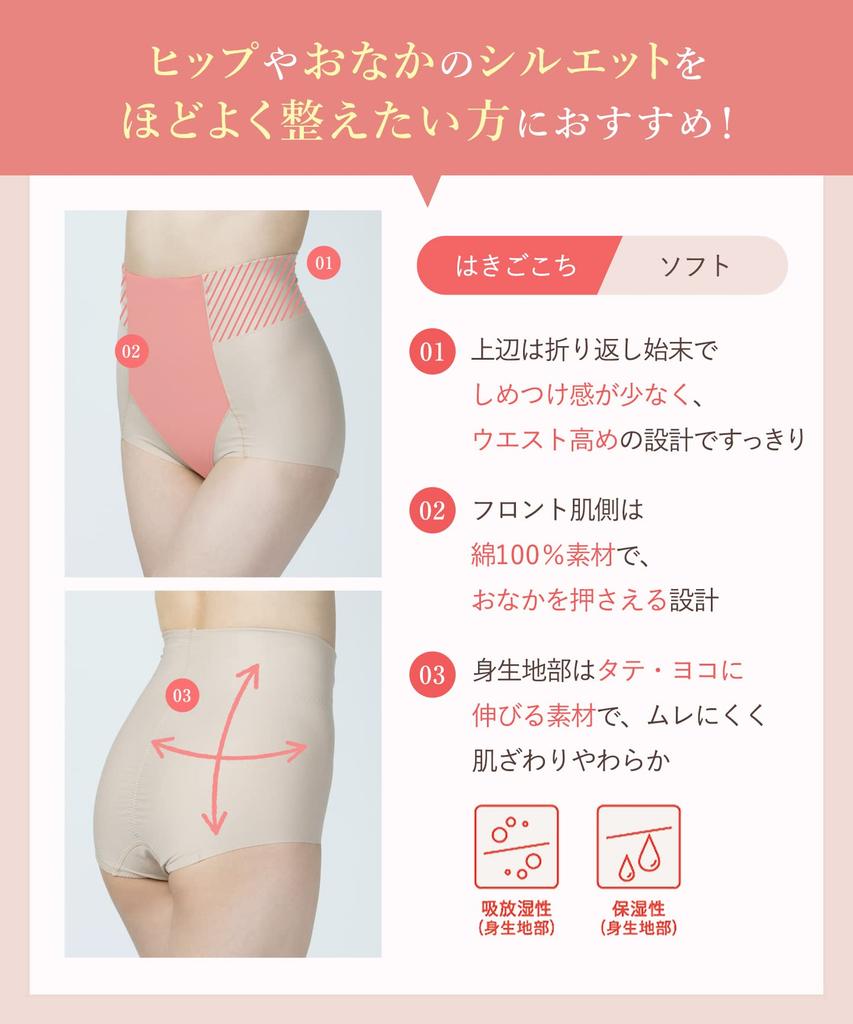 moderately holds in the gentle to the touch and soft to the short M [Wing/Wacoal] Girdle, tummy, touch, [Smooth pants], length, KQ2560, women's, SG,