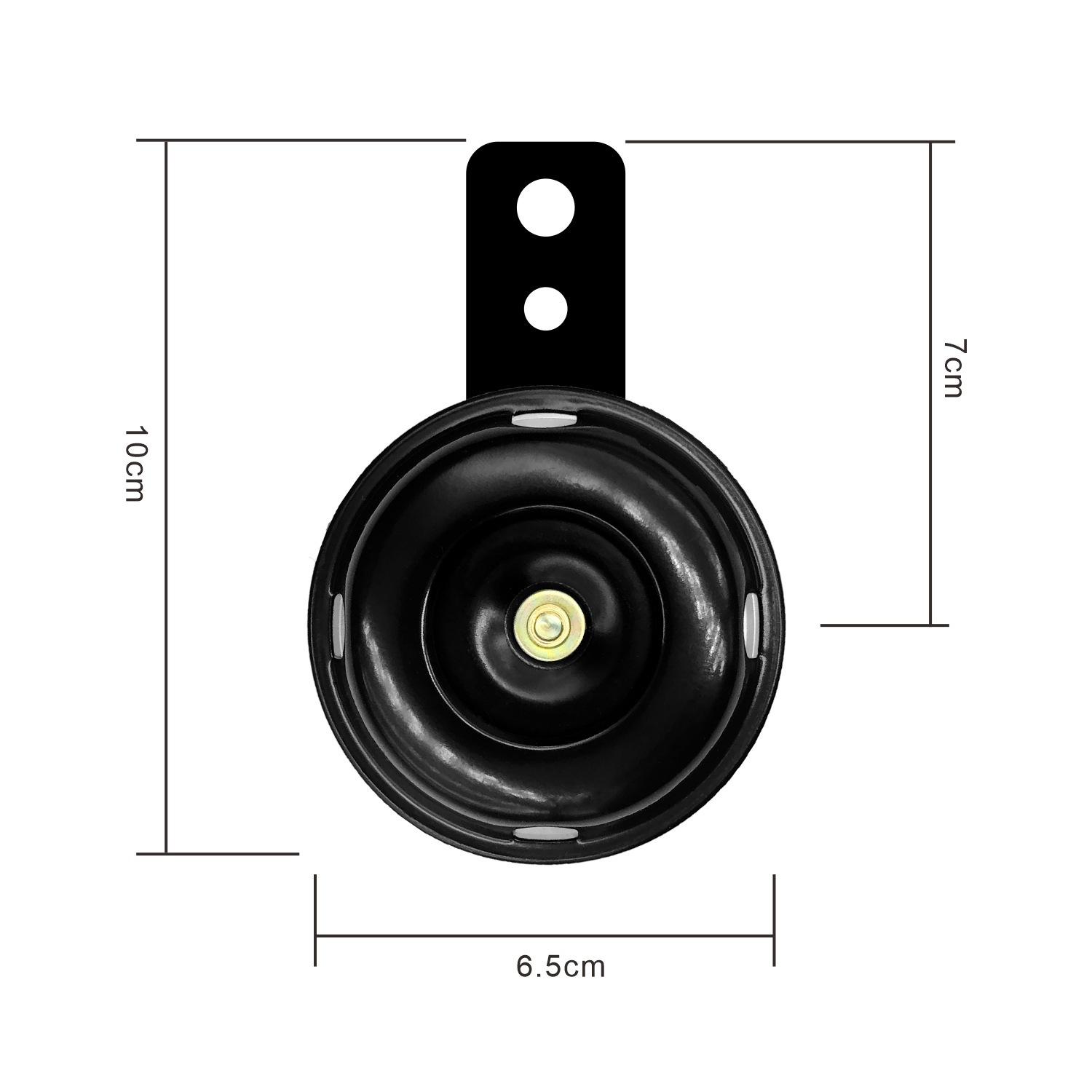 Motorcycles Electric Horn for Honda Yamaha Suzuki KTM 70cc-650cc Dirtbike E-Bike Moped Scooter 6V/12V Electronic Trumpet Speaker 12V