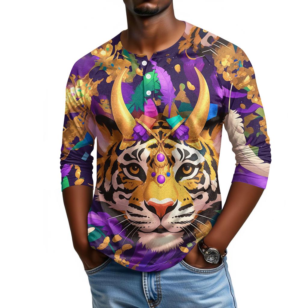 Pánské tričko s raglánovými rukávy a tříčtvrtečními rukávy