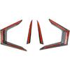 Carbon Fiber Steering Wheel Cover Molding Trims Accessories for Mitsubishi Outlander 2022-2026