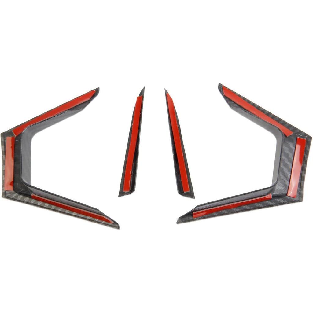 Carbon Fiber Steering Wheel Cover Molding Trims Accessories for Mitsubishi Outlander 2022-2026