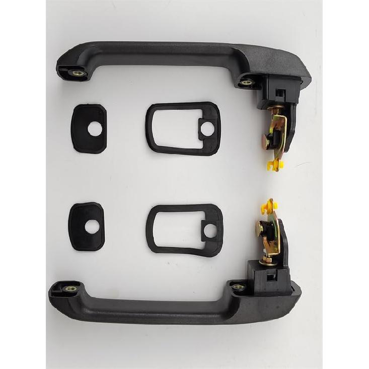 Black Outside Handle, Exterior Door Handle Compatible with Hino MEGA 700, Select Hino Models Replaces 69110-1260,69210-E0010,69210-E0020,HLK2627;