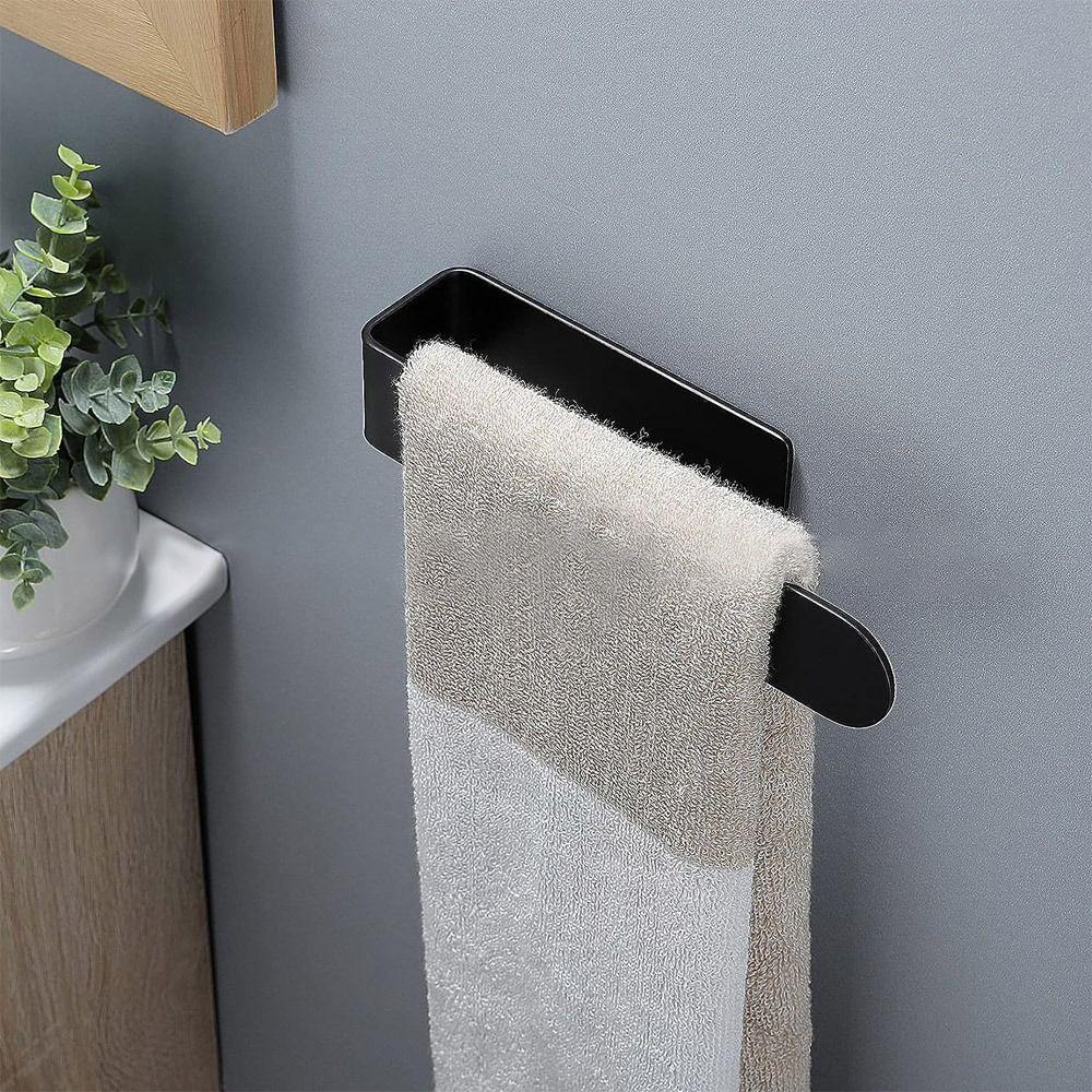 Self Adhesive Hand Towel Bar No Punching Toilet Paper Holder Accessories Hand Towel Holder