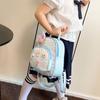 Adorable Cartoon Butterfly Kids Backpack Pearl Handle Stylish Pink School Bag