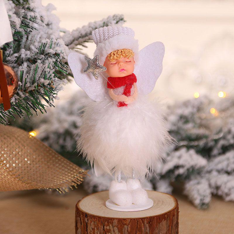 Christmas Angel Doll Toy Hanging Pendant Festival Ornament Xmas Decoration Tree