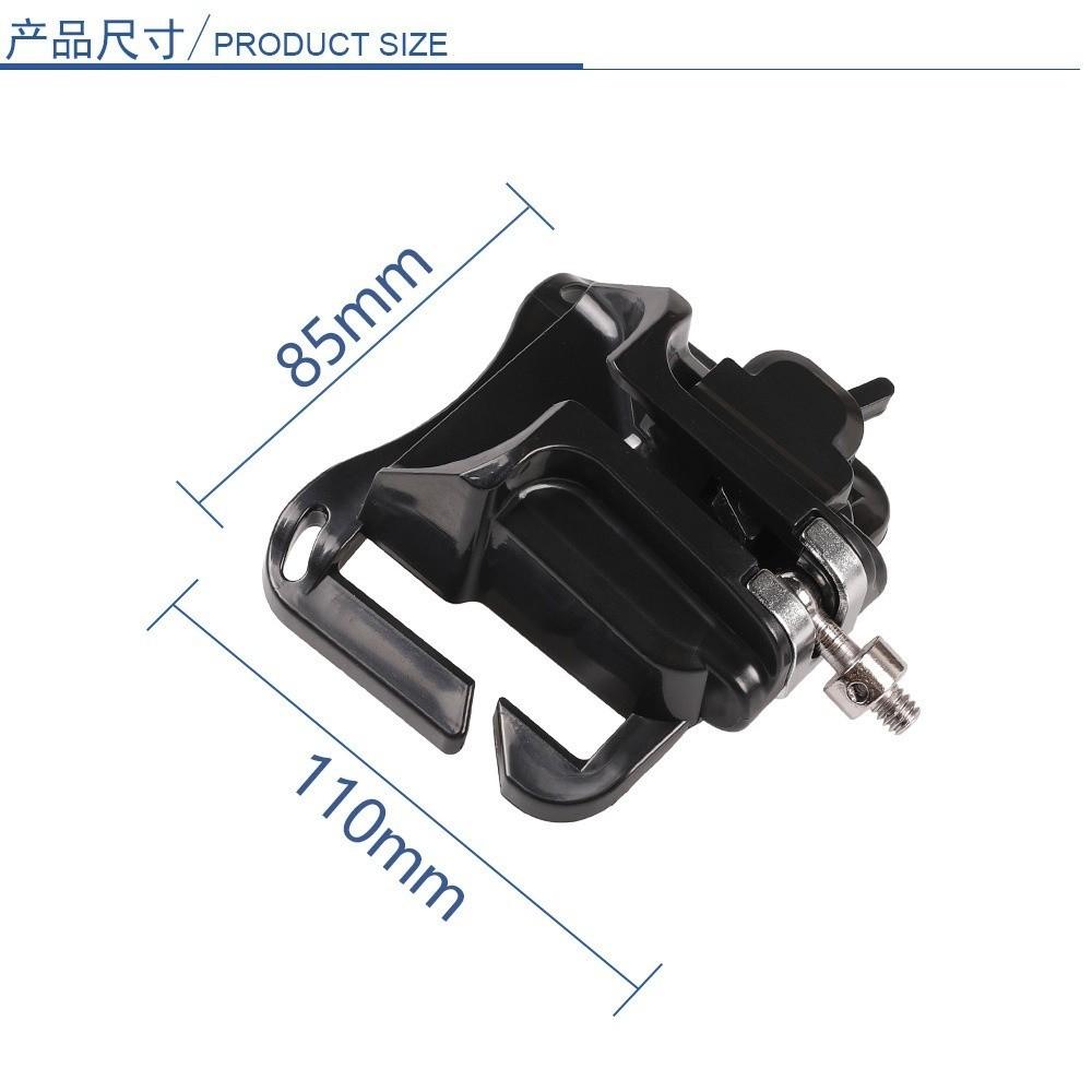 Quick Attach Camera Hanger 1/4in Screw Mount Waist Buckle New Quick Release Buckle for DSLR