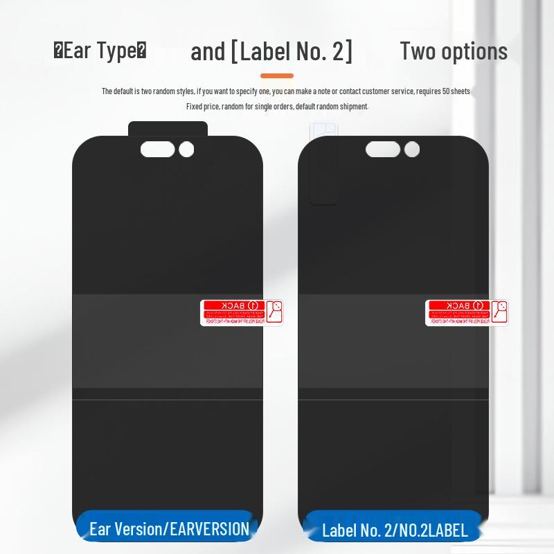 Anti-Spy TPU Hydrogel Film for Nothing Phone 3A Pro/2 Pro - High-Definition Screen Protector