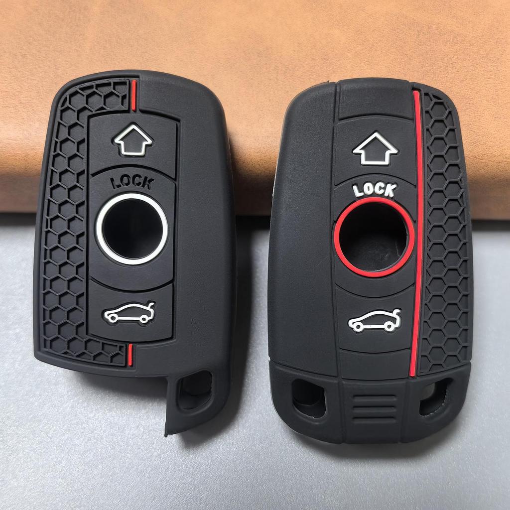 Waben-Silikon-Schlüsselabdeckung für BMW 3er/5er Serie, X1/X2/X3, 530, X6, Z4 - Anti-Drop Schutz