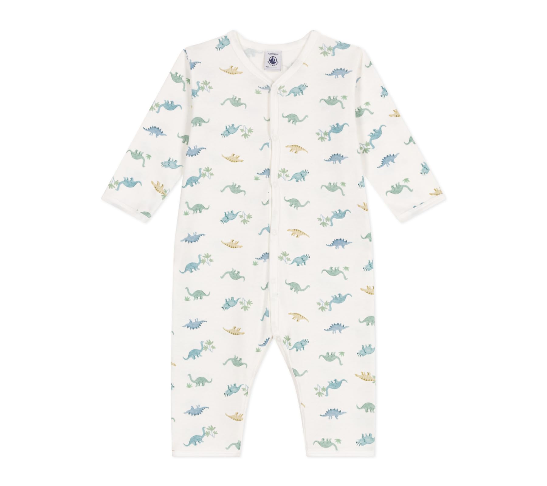 

Legless Rompers A0CSQ Off Color 6 Months 67cm [Petit Bateau] White/Multi