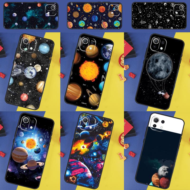 Magic Space Moon Planet Case For Xiaomi 13T 11T 12T 14T Pro 13 14 15 Ultra POCO X7 Pro X3 X5 X6 F5 F6 M6 Pro Cover