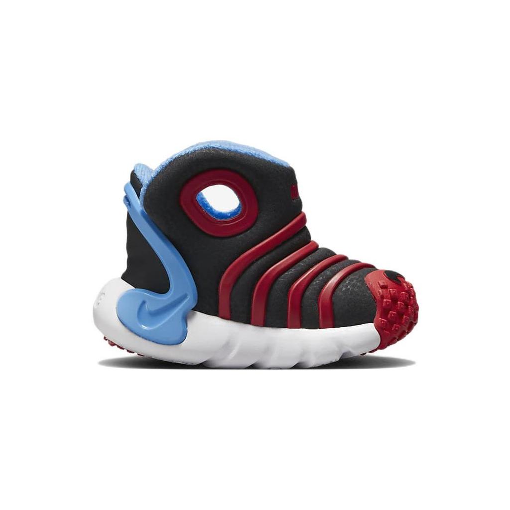 Nike Dynamo Go Boot Durable High-Top Walking Shoes Baby Shoes Black Red DQ6012-001