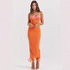 Women's New Lace Tube Top Long Dress Spice Girl Fashion Suspender Holiday Style Dress Women