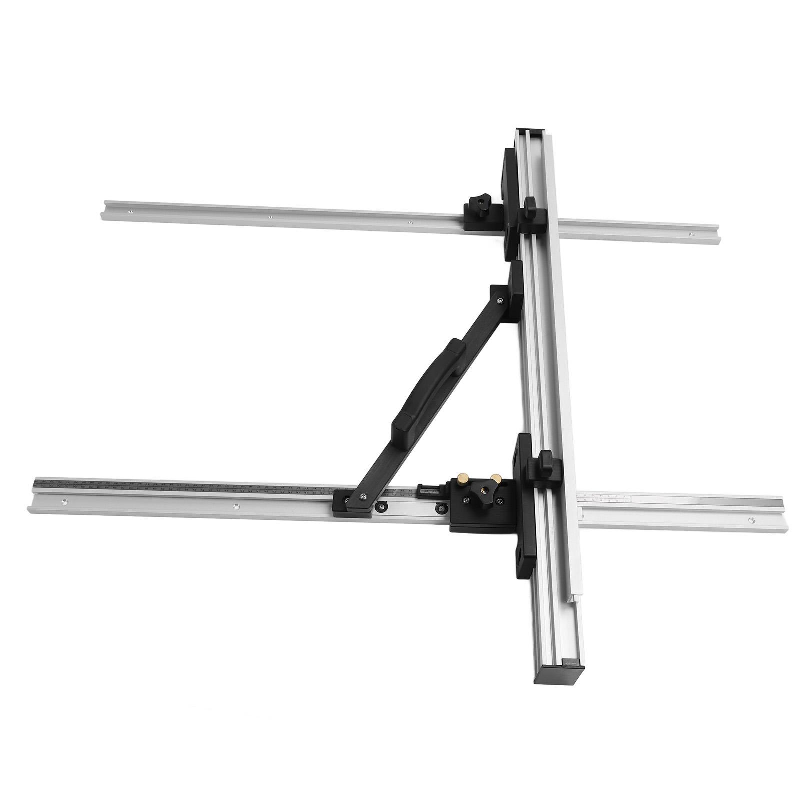 

800 мм комплект подпорок для дисковой пилы из алюминиевого сплава перевернутый гравировальный станок задний кронштейн для дерева