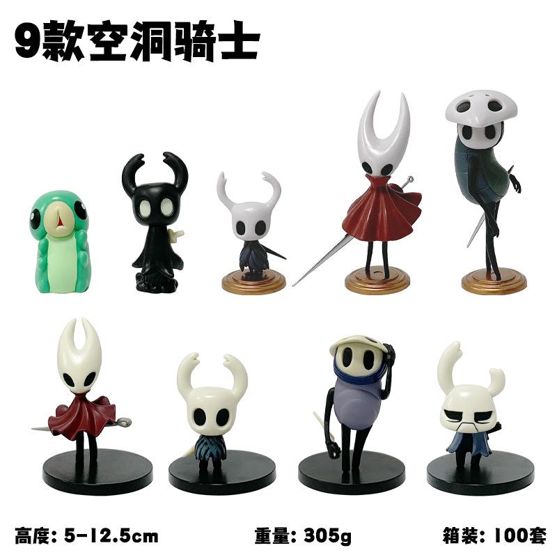 Hollow Knight Battle Version Action Figures The Knight Hornet Quirrel Grub Collectible Model Desktop Ornament For Game Fans