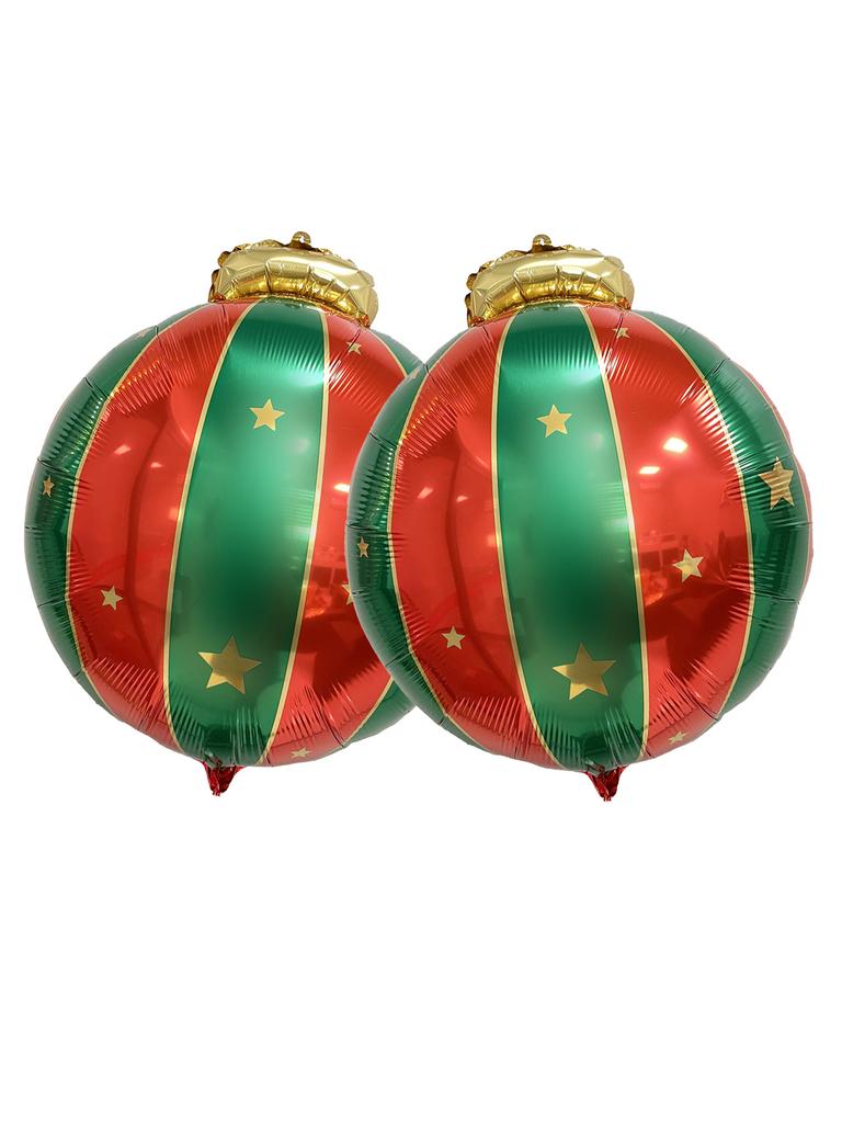 2pcs Christmas Hanging Ball Foil Balloons Christmas Balloons Christmas Decorations for Home Party Decorations Navidad 2026