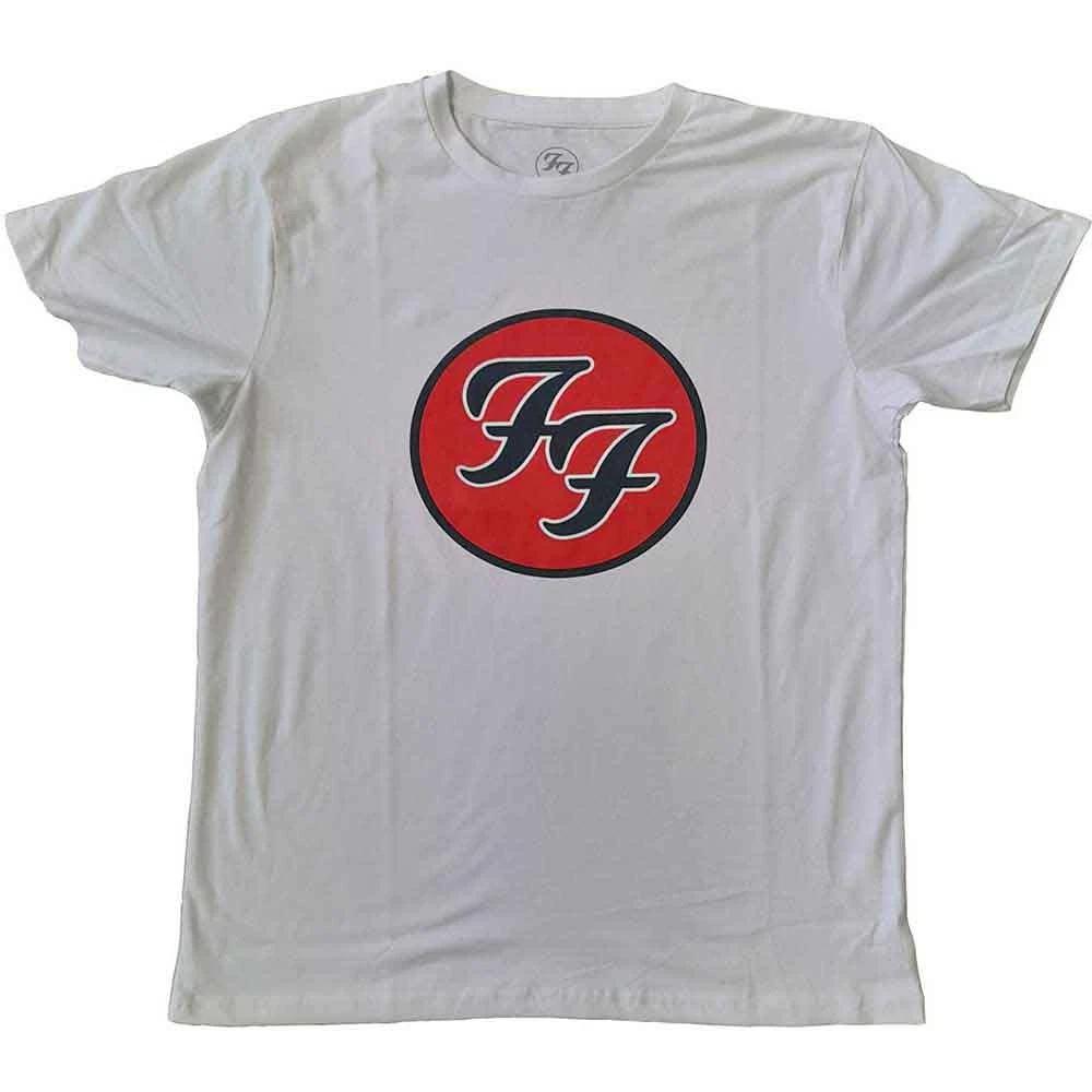 Foo Fighters Ff Logo White Licensed T Shirt Mens M