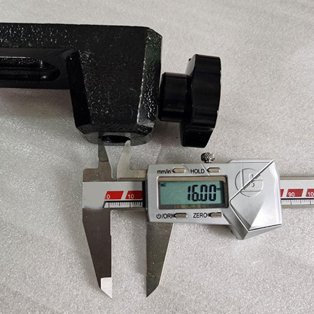 

Cast Iron Base 1530g DIY Woodworking Base Length 230mm Optional Hole Diameter Suitable For 16mm Tool DIY Projects 20mm