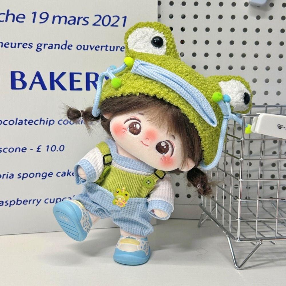 Head Cover 20cm Dolls Clothing Set DIY Dress Up Star Doll Clothes  20cm Cotton Doll