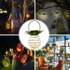 Yousheng 2Pcs Solar Light Pineapple Shape Outdoor Hanging Lanterns 60LED Energy Saving Solar Lights Landscape Pathway Patio Decor