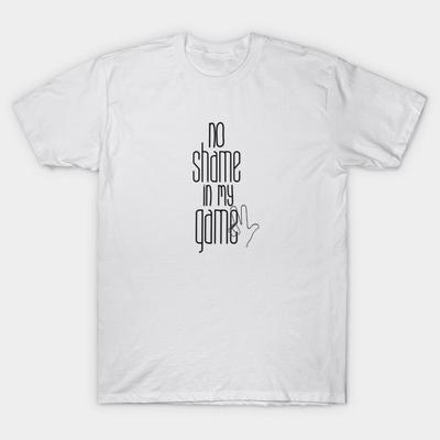 T Shirt Women No Shame In My Game Harajuku Print Kawaii Tshirt Summer Short Sleeve Female T-Shirt Top Tee