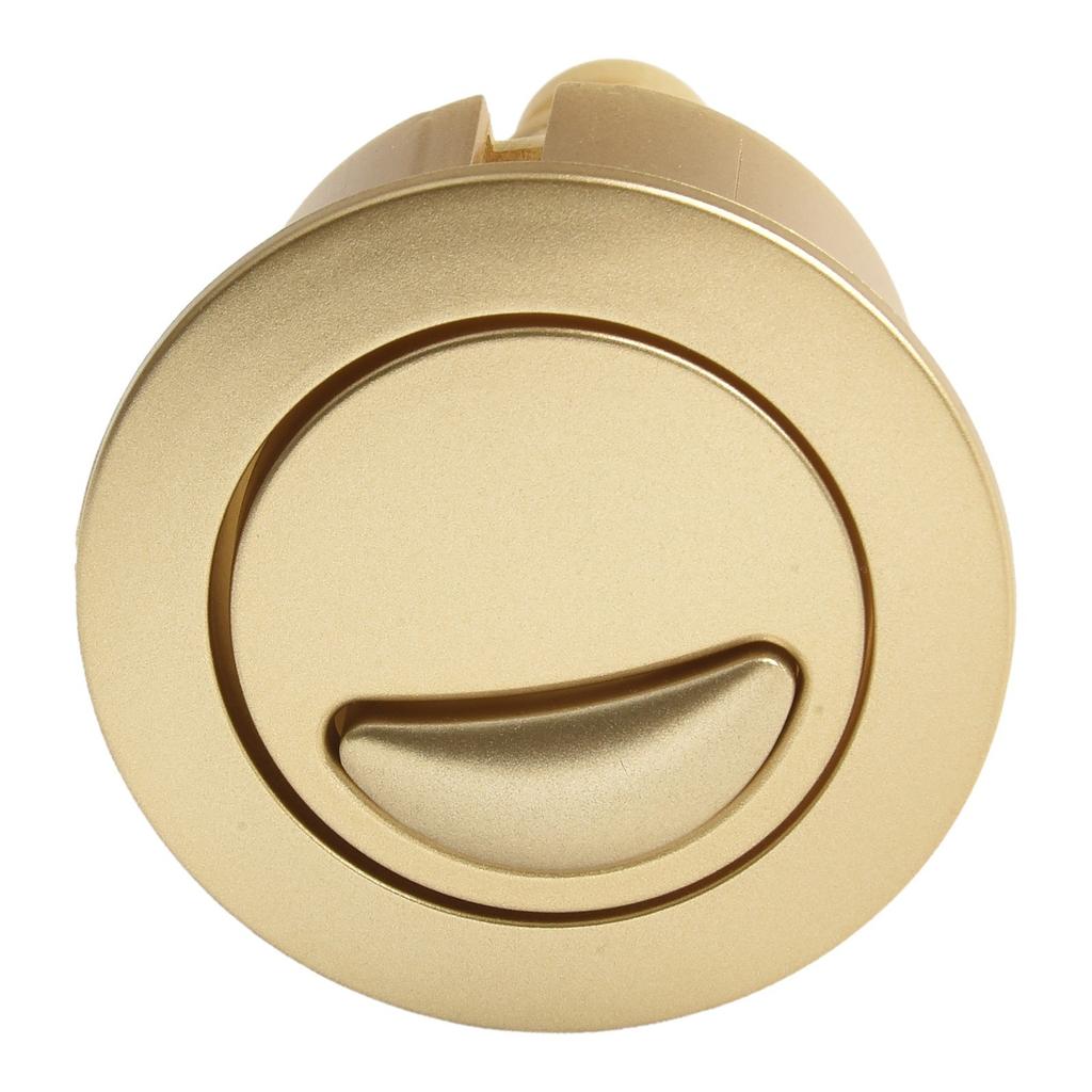 Aesthetic Gold Toilet Flush Knob Featuring Robust Construction and Design